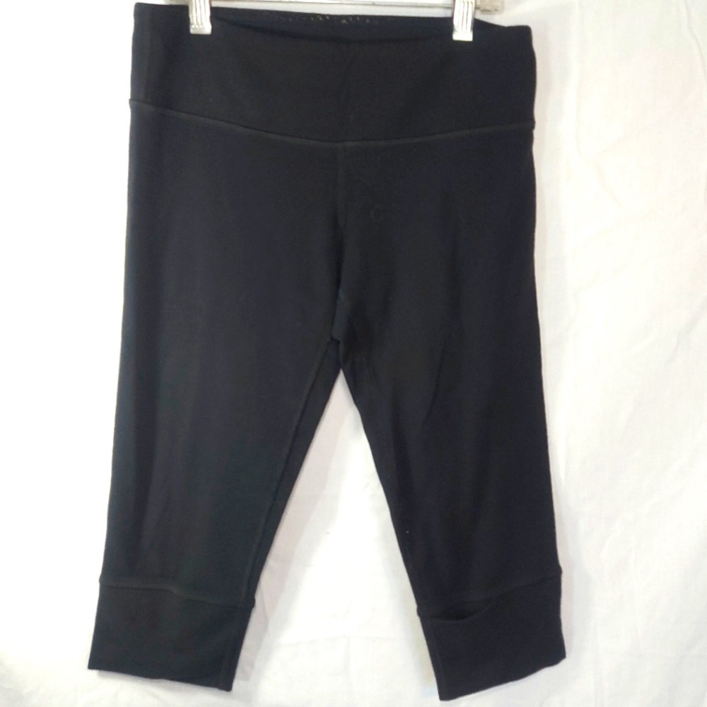 Lululemon Seamlessly Street Crop Cadet Black Legging Pants Capris, 4